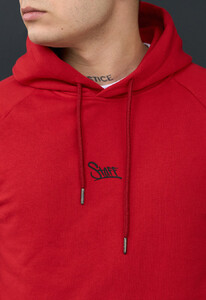 Фото - Брендоване червоне худі Staff red logo reglan - Men box