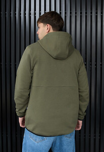 Фото - Мужская однотонная толстовка Staff basic zip khaki - Men box