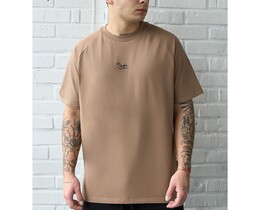 Фото - Базова чоловіча футболка з логотипом Staff brown logo - Men box