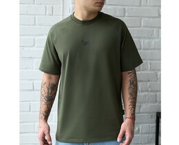Фото - Чоловіча футболка у кольорі хакі Staff khaki logo - Men box