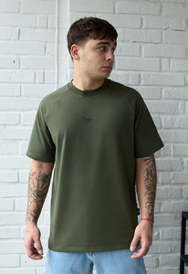 Фото - Чоловіча футболка у кольорі хакі Staff khaki logo - Men box