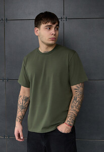 Фото - Базова футболка для чоловіків Staff khaki basic - Men box
