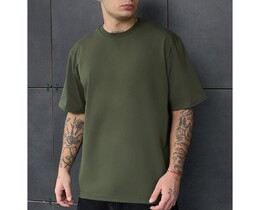 Фото - Мужская оверсайз футболка Staff khaki oversize - Men box