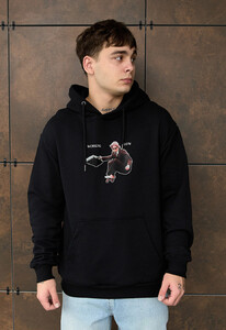 Фото - Чорне оверсайз худі Staff working low oversize - Men box
