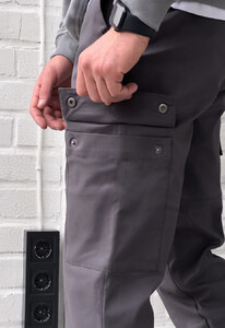 Фото - Базові чоловічі штани карго Staff hid cargo gray - Men box