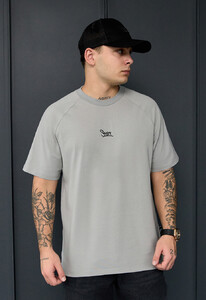 Фото - Сіра брендована футболка Staff gray logo - Men box