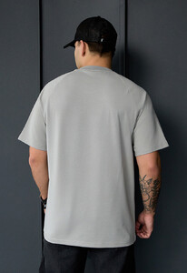 Фото - Сіра брендована футболка Staff gray logo - Men box