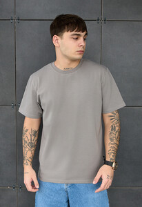 Фото - Сіра футболка класичного крою Staff gray basic - Men box