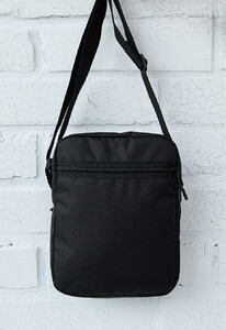 Фото - Однотонна барсетка у чорному кольорі Staff b2 - Men box