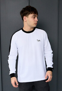 Фото - Мужской всесезонный лонгслив Staff white & black - Men box