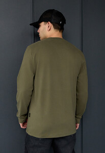 Фото - Лонгслів у кольорі хакі Staff khaki basic - Men box