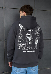 Фото - Сіре оверсайз худі Staff cartoon g oversize - Men box