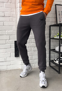 Фото - Темно-серые спортивные штаны Staff rox logo dark gray - Men box