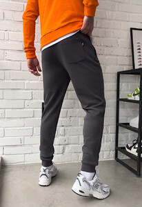 Фото - Темно-серые спортивные штаны Staff rox logo dark gray - Men box
