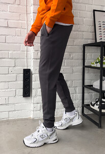 Фото - Темно-серые спортивные штаны Staff rox logo dark gray - Men box