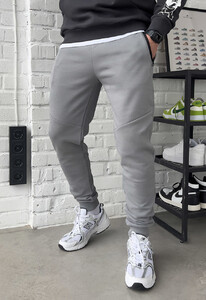 Фото - Светло-серые мужские спортивки Staff wol light gray - Men box
