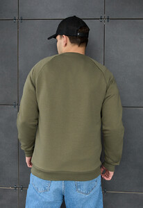 Фото - Чоловічий світшот у кольорі хакі Staff kant logo khaki - Men box