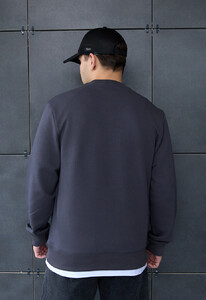 Фото - Базовый темно-серый свитшот Staff dark gray basic - Men box