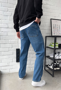 Фото - Джинсы свободного покроя Staff 3 blue baggy - Men box