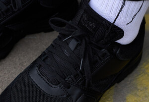 Фото - Однотонные кроссовки черного цвета Staff all black - Men box
