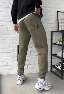 Фото - Однотонные спортивки для мужчин Staff nib khaki - Men box