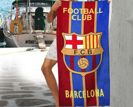 Фото - Хлопковое пляжное полотенце Barcelona - Men box