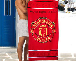 Фото - Мужское пляжное полотенце красного цвета Manchester United - Men box