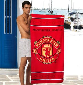 Фото - Мужское пляжное полотенце красного цвета Manchester United - Men box