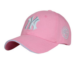 Фото - Красивая розовая кепка NY - Men box
