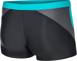 Фото - Удобные мужские плавки-боксеры Aqua Speed DARIO серо-бирюзовые - Men box