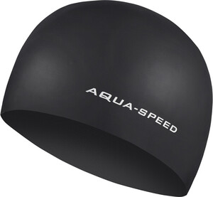 Фото - Чорна шапочка для плавання Aqua Speed 3D CAP 5754 - Men box