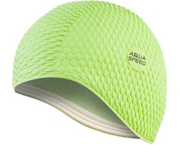 Фото - Світло-зелена шапочка Aqua Speed BOMBASTIC 104-11 для басейну - Men box