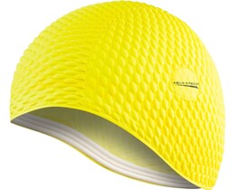 Фото - Яскрава шапочка Aqua Speed BOMBASTIC 104-18 жовта для плавання - Men box