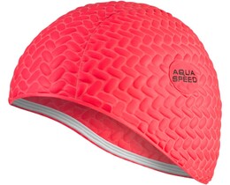 Фото - Стильна червона шапочка для плавання Aqua Speed BOMBASTIC TIC-TAC 5723 - Men box