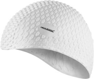 Фото - Еластична шапочка Aqua Speed ​​BUBBLE 102-05 біла для тренувань - Men box