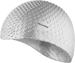 Фото - Преміальна шапочка Aqua Speed ​​BUBBLE 102-26 срібляста з 3D ефектом - Men box