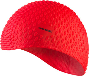 Фото - Яскрава силіконова шапочка Aqua Speed ​​BUBBLE 102-31 червона унісекс - Men box