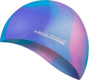 Фото - Стильная шапочка для бассейна Aqua Speed BUNT 4038 мультиколор - Men box