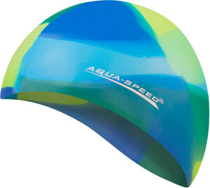 Фото - Стильна шапочка для басейну Aqua Speed BUNT 4987 мультиколор унісекс - Men box