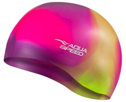 Фото - Яскрава шапочка Aqua Speed BUNT 8840 мультиколор для басейну - Men box