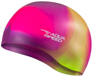 Фото - Яркая шапочка Aqua Speed BUNT 8840 мультиколор для бассейна - Men box