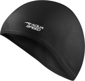 Фото - Чорна комфортна шапочка Aqua Speed EAR CAP 5873 - Men box