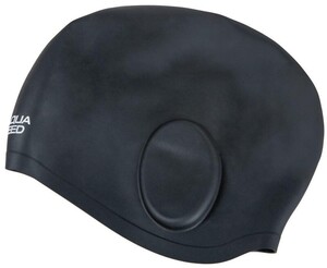 Фото - Чорна шапочка для плавання з кишенями для вух Aqua Speed EAR CAP VOLUME 60475 - Men box