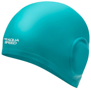 Фото - Бірюзова шапочка для плавання із захистом для вух Aqua Speed EAR CAP Volume 61508 - Men box