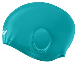 Фото - Бірюзова шапочка для плавання із захистом для вух Aqua Speed EAR CAP Volume 61508 - Men box