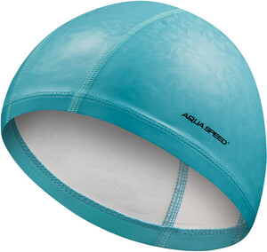 Фото - Голубая шапочка с полиуретановым покрытием Aqua Speed FLUX 7294 - Men box