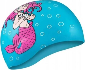 Фото - Дитяча шапочка для плавання Aqua Speed KIDDIE Mermaid 1784 блакитна - Men box