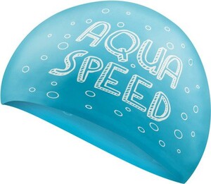 Фото - Дитяча шапочка для плавання Aqua Speed KIDDIE Octopus 7216 блакитна - Men box