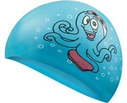 Фото - Дитяча шапочка для плавання Aqua Speed KIDDIE Octopus 7216 блакитна - Men box