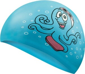 Фото - Дитяча шапочка для плавання Aqua Speed KIDDIE Octopus 7216 блакитна - Men box